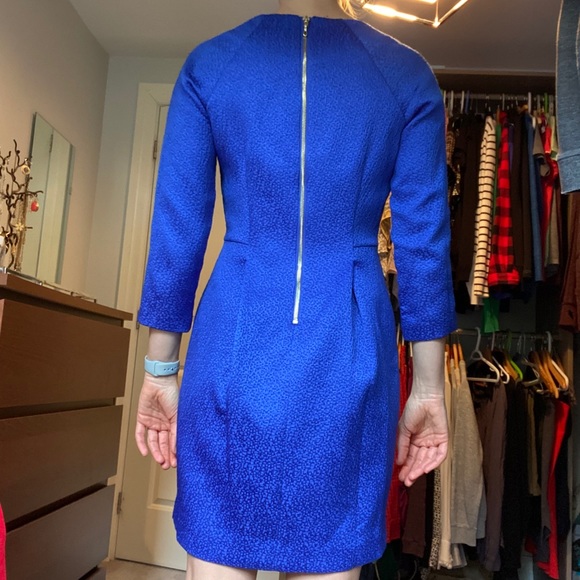 Rachel Roy 3/4 sleeve textured dress - Picture 4 of 6